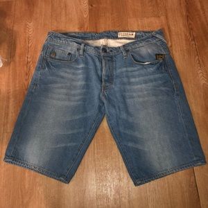 Men g-star Jean shorts